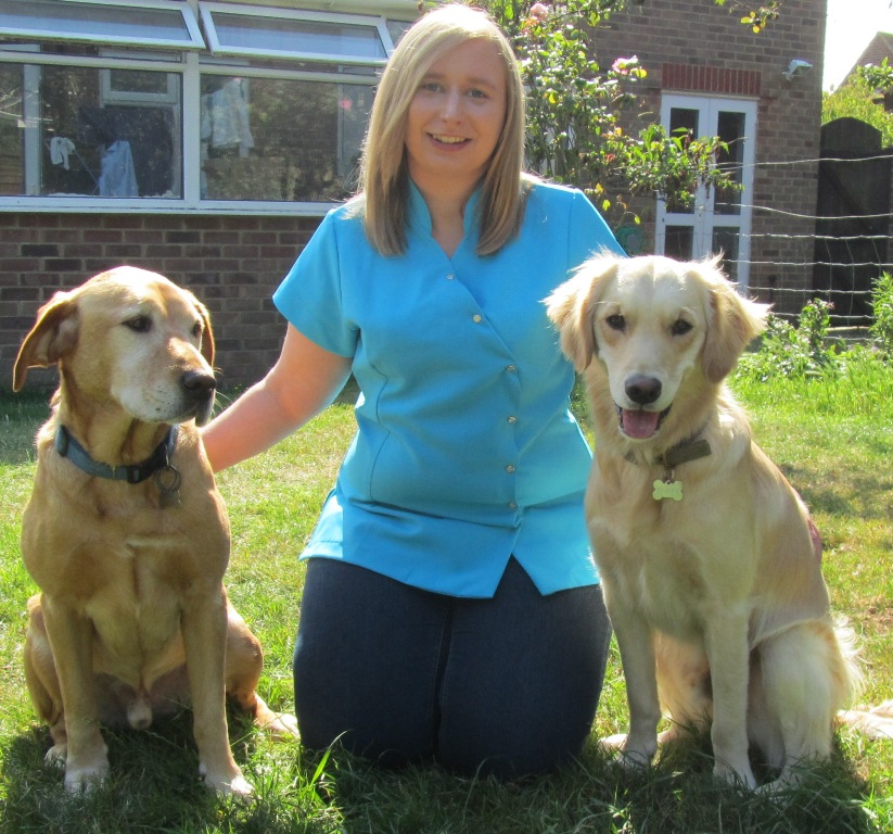 Charlotte and dogs - Copy Charlotte and dogs - Copy
